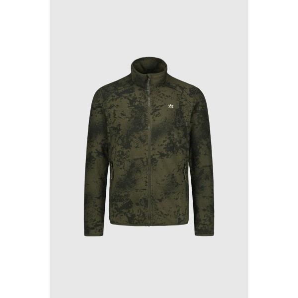 Kodiak Ms Fleece Jacket Night Green blur
