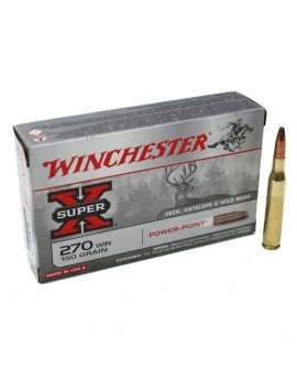 Winchester 270 Win Power point 150grs-08/09/23