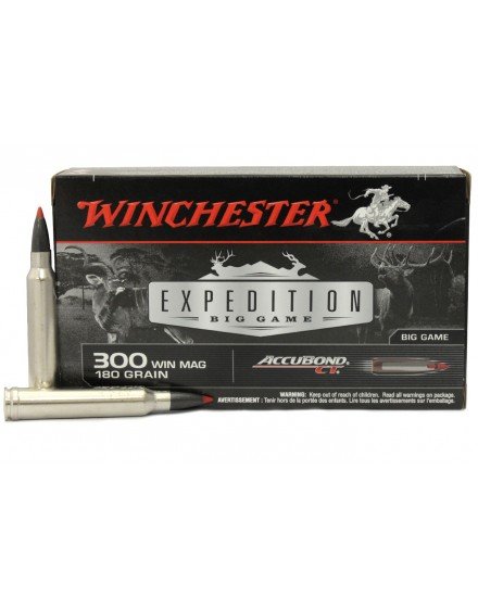 Munitions Winchester cal . 300 Win Mag - grande chasse