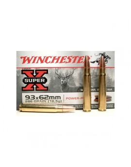 Winchester 9.3x62 Power point 286grs-01/07/25