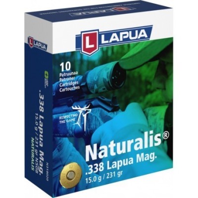 LAPUA -.338 LAPUA MAGNUM  NATURALIS LR 235Grs 