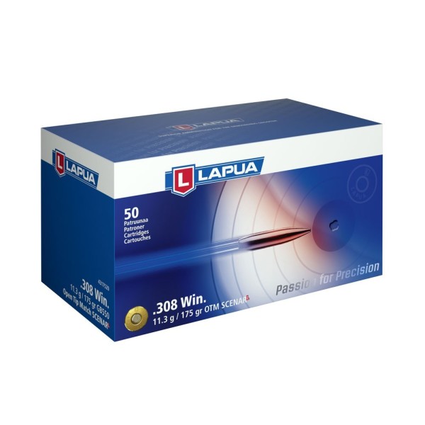 LAPUA 308 Win HPBT 175grs