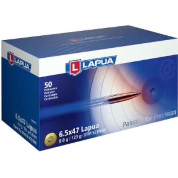 LAPUA 6.5x47 LAPUA HPBT 123 grs