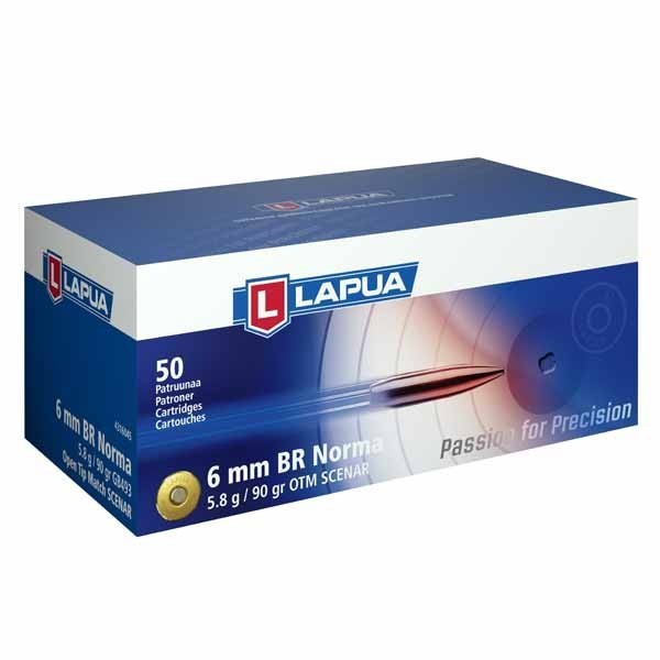 LAPUA 6mm Norma BR Scenar-L HPBT 90grs 5.8g