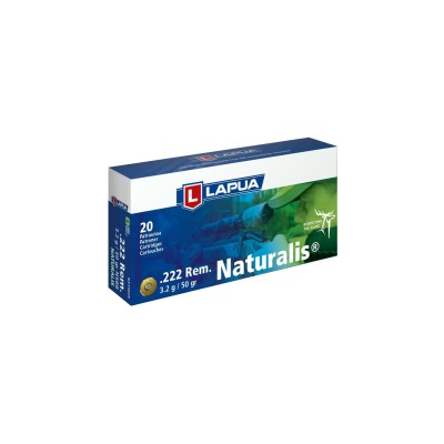 LAPUA.222 REM NATURALIS 55Grs