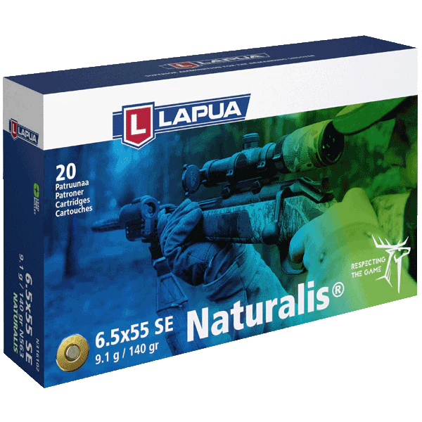 LAPUA 6,5X55 SWEDISH NATURALIS 140grs 9.1g