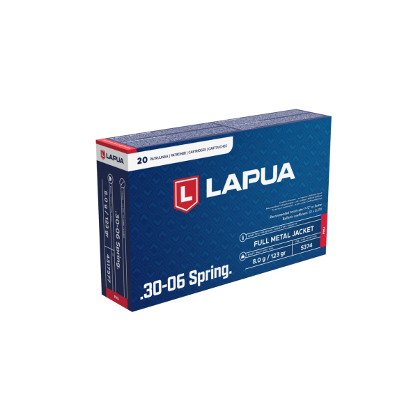 LAPUA 30-06 FMJ 123gr
