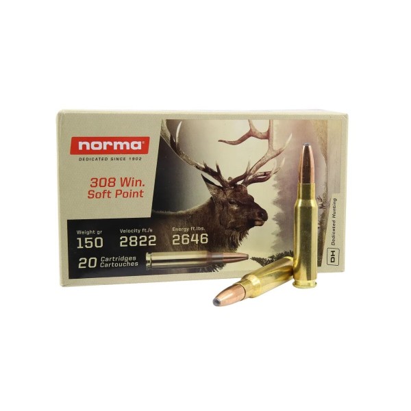 NORMA 308 Win. SOFTPOINT 9,7g/150gr