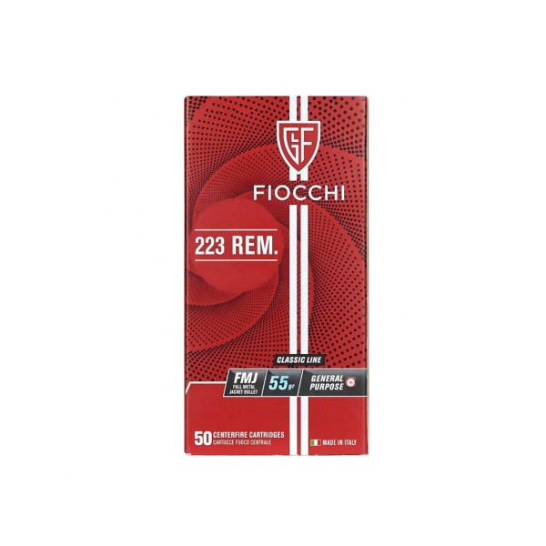 FIOCCHI CAL.223 REMINGTON FMJ 55grs 3.6g