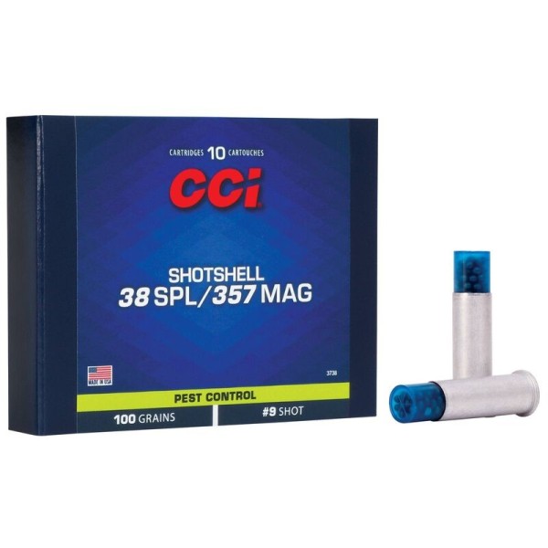 MUNITION CCI .38 SPECIAL/.357 MAG 100gr #9 SHOTSHELL