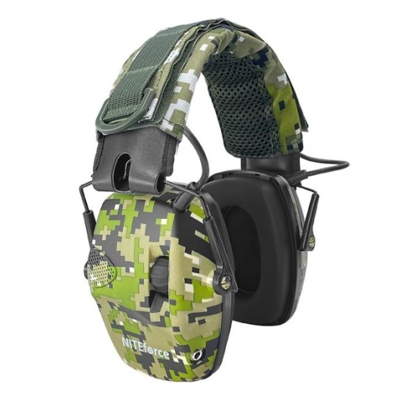 CASQUE ANTIBRUIT ÉLECTRONIQUE CAMO