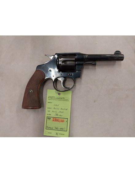 REVOLVER COLT POLICE POSITIVE .38SP ANNÉE 1912