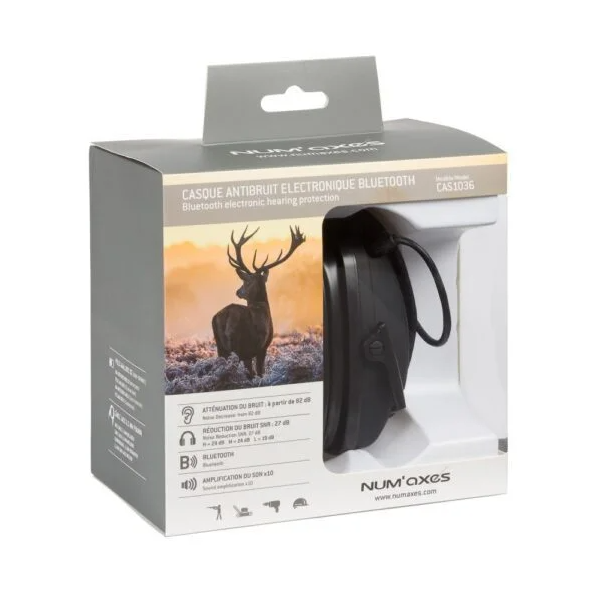 CASQUE NUM'AXES ANTIBRUIT ELECTRONIQUE BLUETOOTH