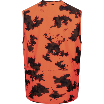 BLASER KALLE WAISTCOAT BLAZE ORANGE CAMO