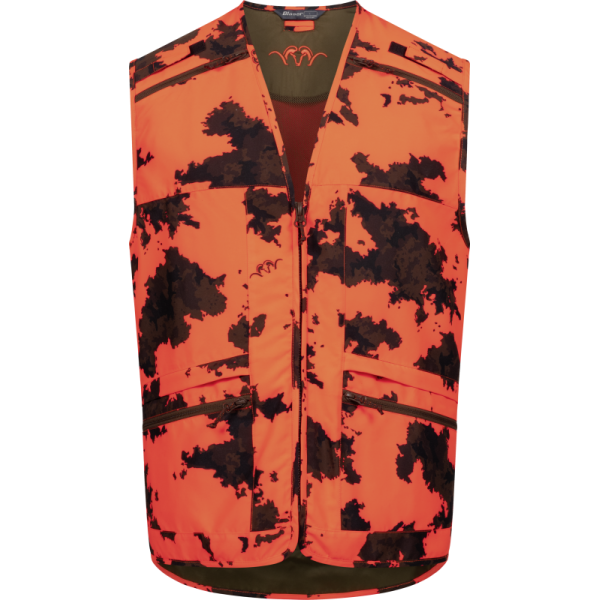 BLASER KALLE WAISTCOAT BLAZE ORANGE CAMO