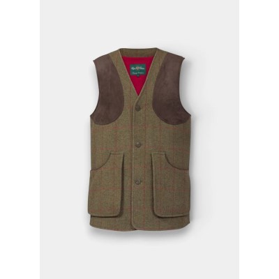 ALAN PAINE COMBROOK MENS TWEED SHOOTING WAISTCOAT