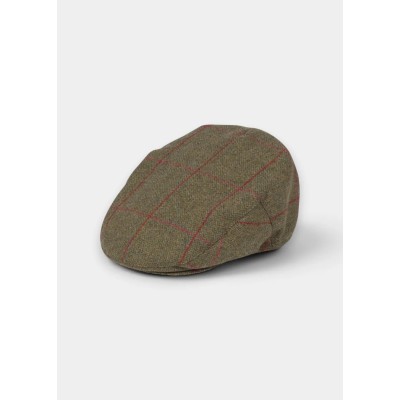 ALAN PAINE COMBROOK MENS TWEED FLAT CAP