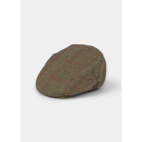 ALAN PAINE COMBROOK MENS TWEED FLAT CAP