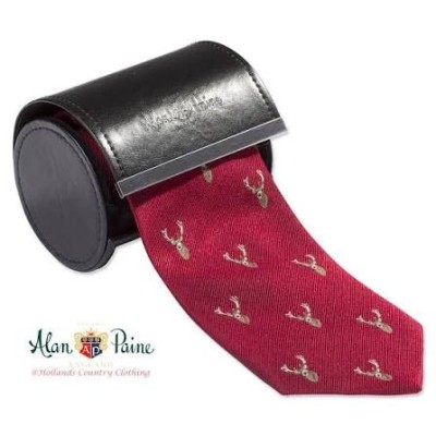 ALAN PAINE RIPON SILK TIE DEER