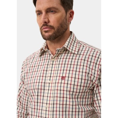 ALAN PAINE ILKLEY MEN SHIRT RED