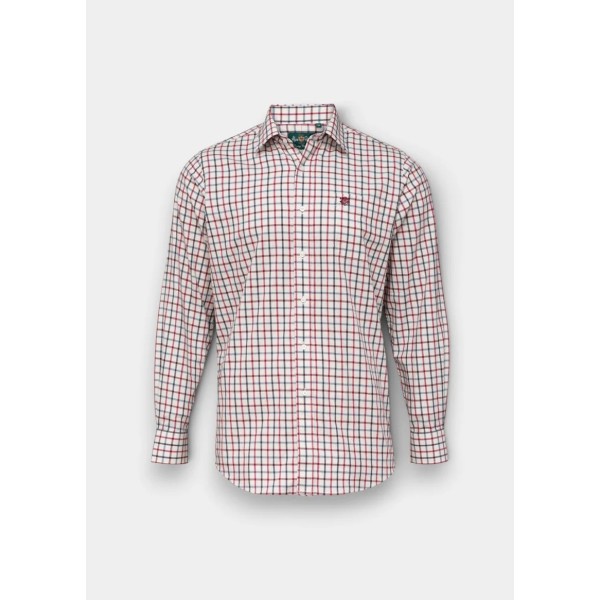 ALAN PAINE ILKLEY MEN SHIRT RED