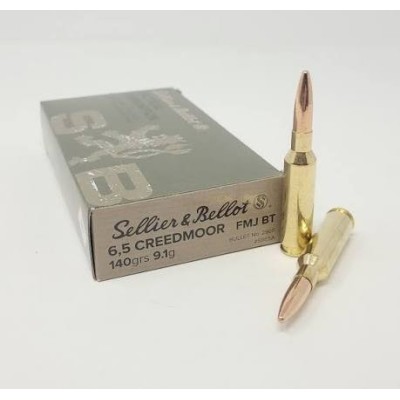 SELLIER&BELLOT cal.6.5 Creedmoor FMJBT 140grs