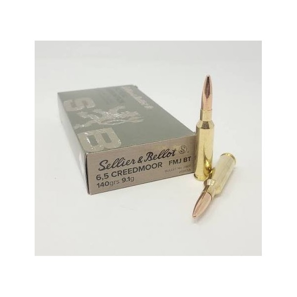 SELLIER&BELLOT cal.6.5 Creedmoor FMJBT 140grs