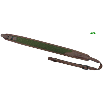 NIGGELOH BRETELLE CARABINE CLASSIC LODEN VERTE AVEC ATTACHES RAPIDES