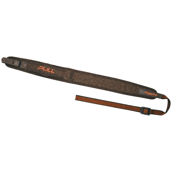 NIGGELOH BRETELLE CARABINE « PULL » CLASSIC LODEN MARRON AVEC ATTACHES RAPIDES