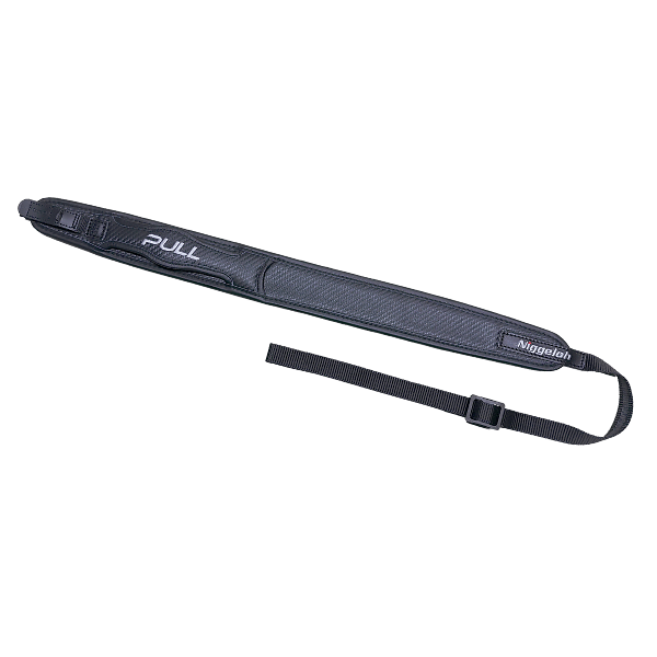 NIGGELOH BRETELLE CARABINE UNIVERSELLE CUIR CARBONE AVEC ATTACHES RAPIDES