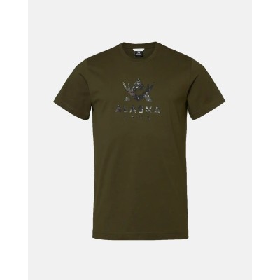 Camo Logo Ms T-shirt Night Green