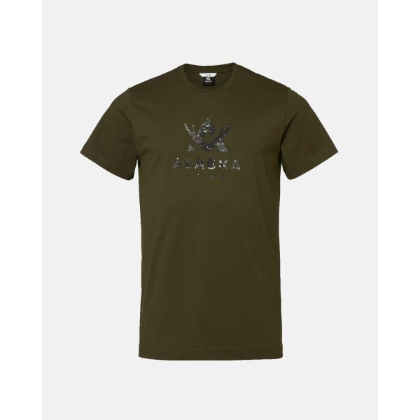 Camo Logo Ms T-shirt Night Green