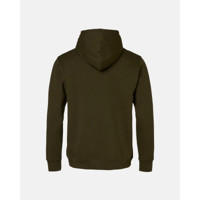 Camo Logo Ms Hoodie Night Green