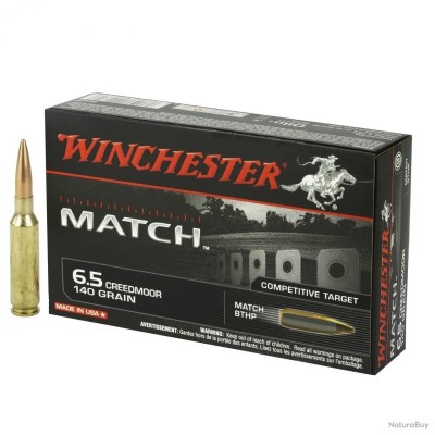 WINCHESTER BTHP MATCH 6,5 CREEDMOOR 140Grs