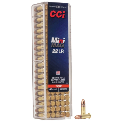 Munition CCI .22 Lr 40Gr Mini-Mag CPRN