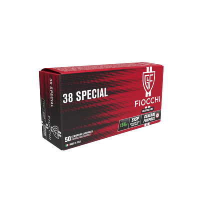 FIOCCHI 38 SPECIAL SJSP 158Grs