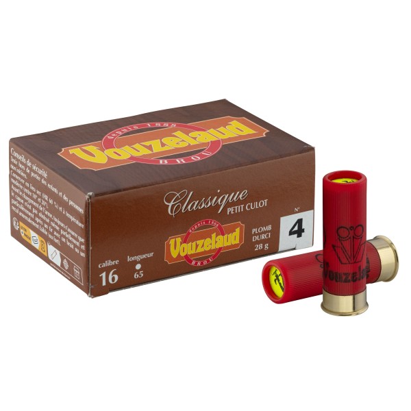 CARTOUCHE VOUZELAUD CLASSIQUE 16/65 28G