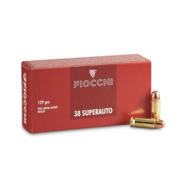 FIOCCHI 38 SUPERAUTO FMJ 129Grs