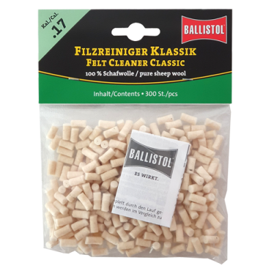 BALLISTOL NETTOYEUR DE FEUTRE CLASSIQUE 300/pcs
