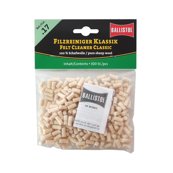 BALLISTOL NETTOYEUR DE FEUTRE CLASSIQUE 300/pcs