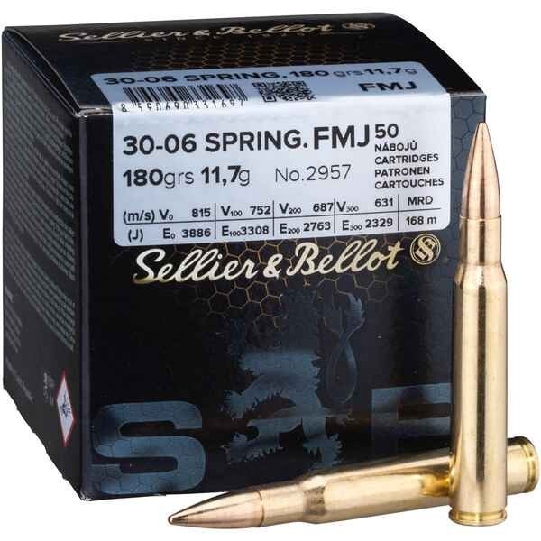SELLIER&BELLOT 30-06 Spring FMJ 147grs
