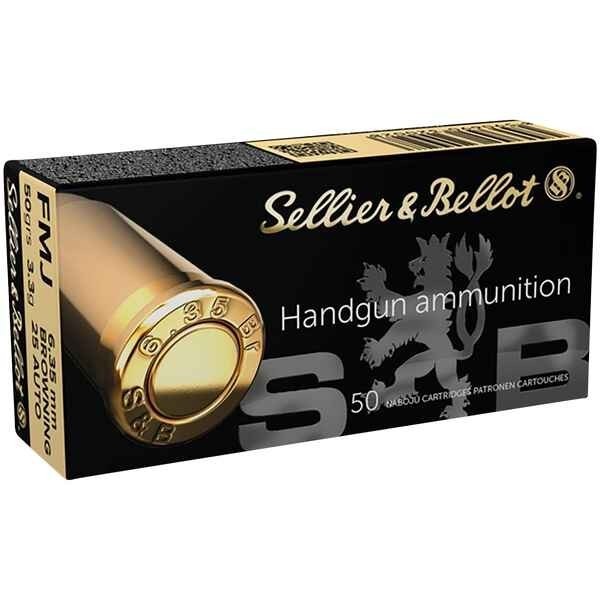 SELLIER&BELLOT 6.35 Br FMJ 50 grs
