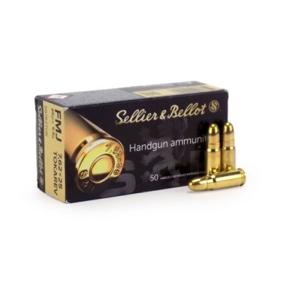 SELLIER&BELLOT 7.62x25 Tokarev FMJ