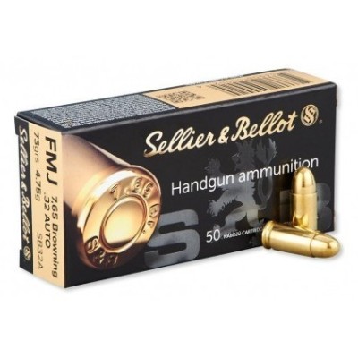 SELLIER&BELLOT 7.65 Br FMJ 73 grs