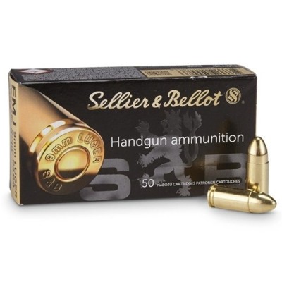 SELLIER&BELLOT 9 mm FMJ 115grs
