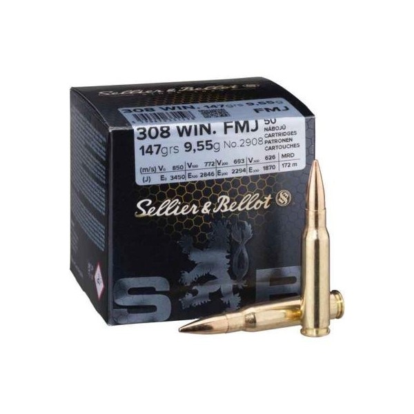 SELLIER&BELLOT cal.308 Win FMJ