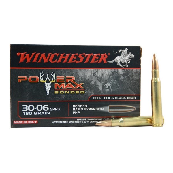WINCHESTER 30-06 SPRG Power Max 180grs
