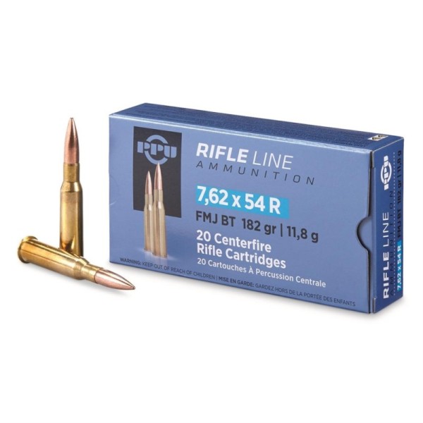PPU 7.62x54 R FMJ