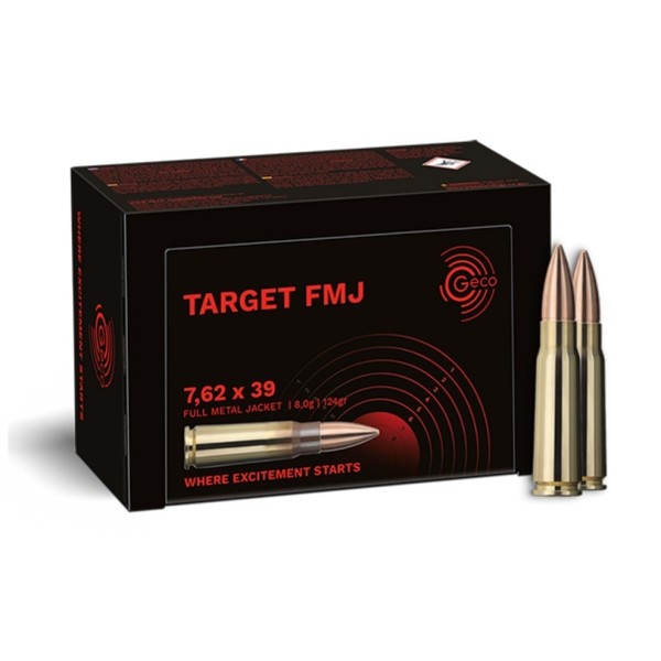 GECO cal.7.62x39 FMJ 124grs
